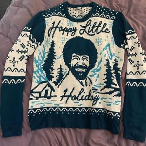 Bob Ross Christmas Sweater